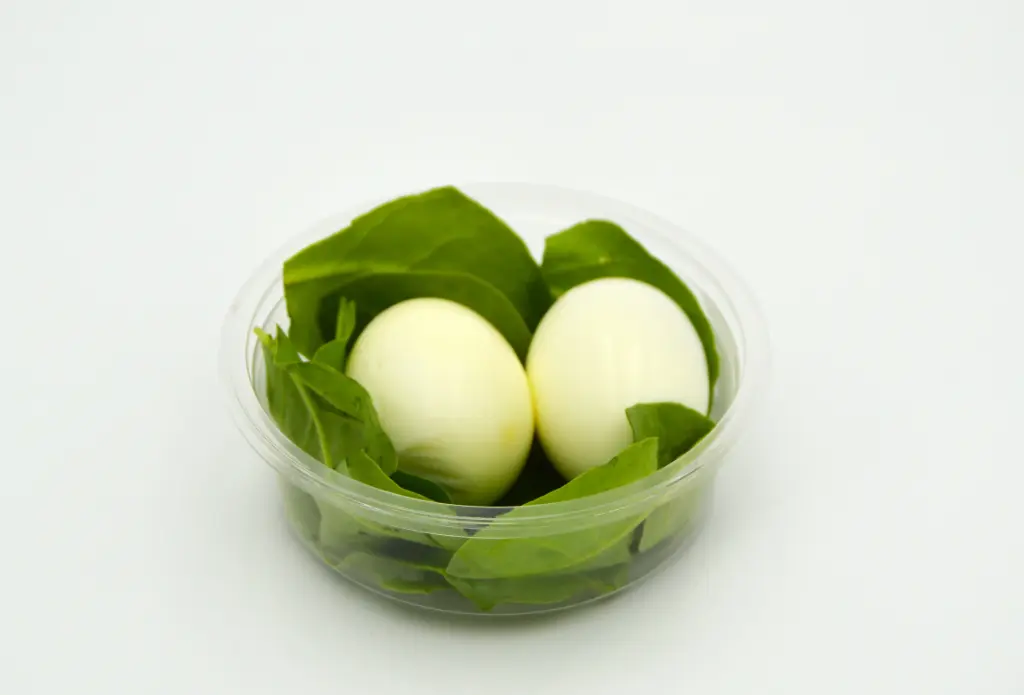 Egg and Spinach Protein Pot